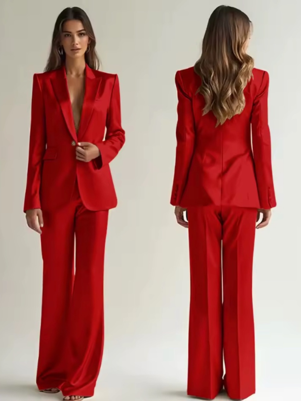Haskell Two Piece Suit Size 2 - Red - Ships in 48 Hours